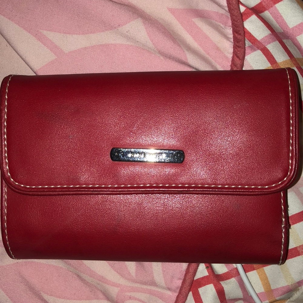 Nine West red wallet